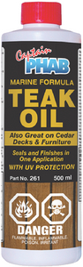 TEAK OIL C/W UV 500 MLCAPT PHA